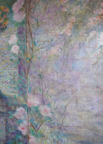 Painting-Impressionism-rose -mural