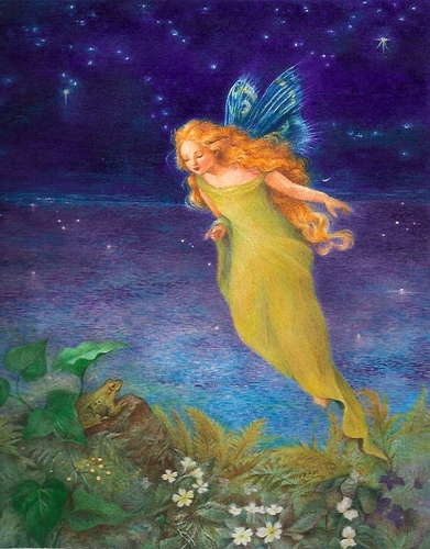 Painting-Fantasy-frog fairy