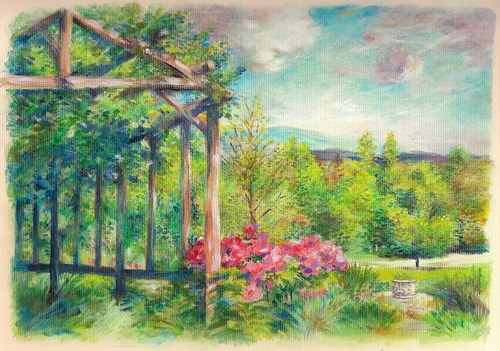 Painting-Landscape-MOHONK MT HOUSE