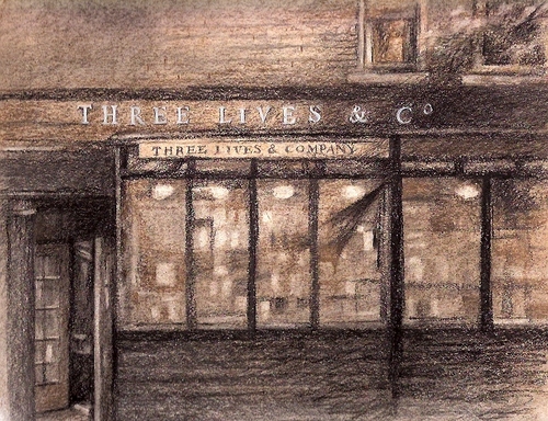 Drawing-Architecture-BOOKSTORE-NYC