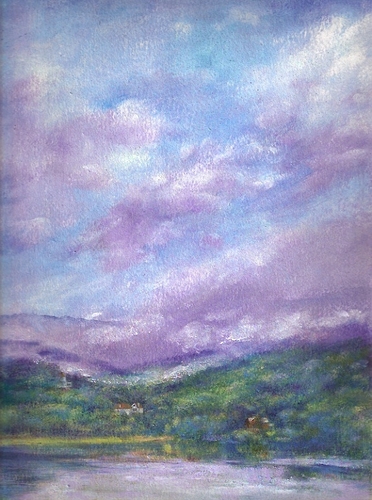Painting-TUXEDO LAKE