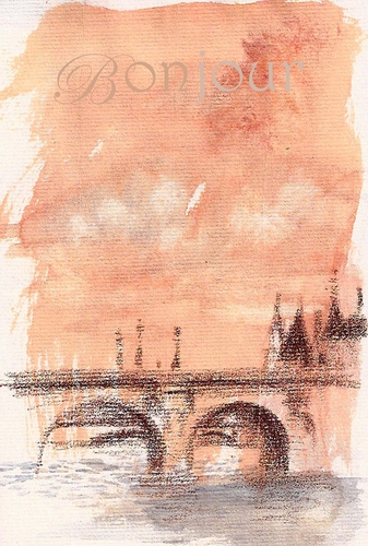 Drawing-Landscape-BONJOUR PARIS SKETCH