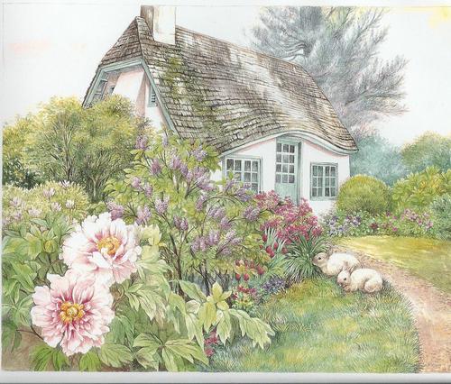 Painting-Westbury Garden