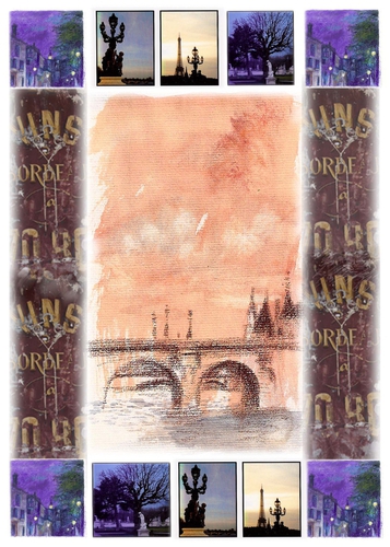 Digital Art-Cityscape-PARIS LANDSCAPE
