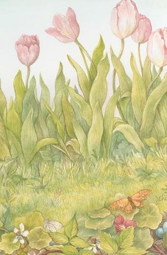 Painting-Floral-Ah Spring!