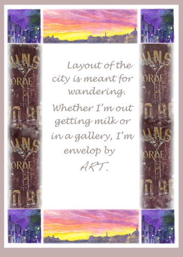 Painting-Landscape-PARIS SKYLINE