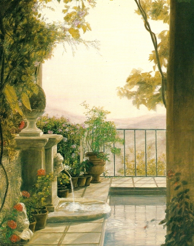 Painting-Impressionism-MURAL-FOUNTAIN