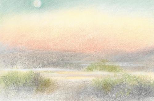 Drawing-Surrealism-winter sky