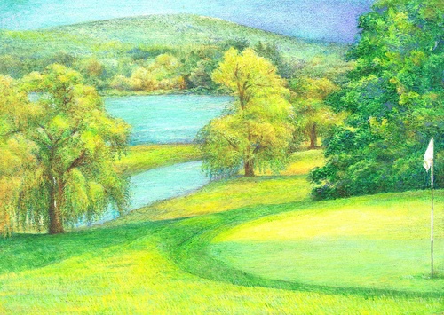 Painting-Landscape-COOPERSTOWN,NY