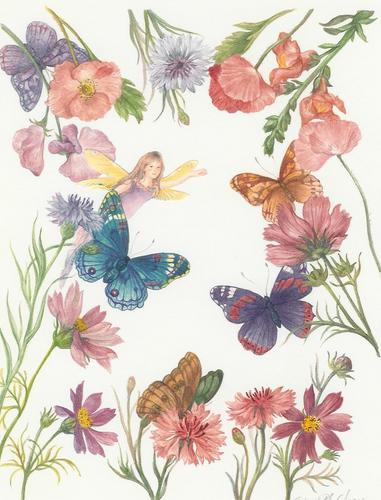 Painting-Fantasy-SUMMER FLORAL FAIRY