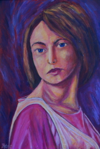 Painting-Maude's Blue-Eyed Model