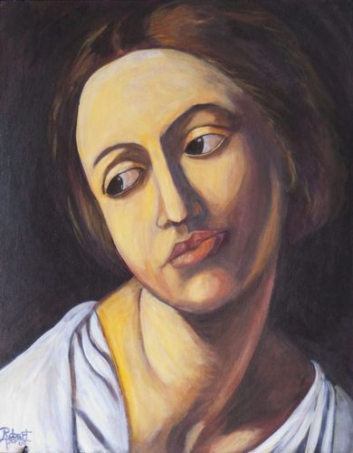 Painting-Acrylic-Caravaggio�s Salome