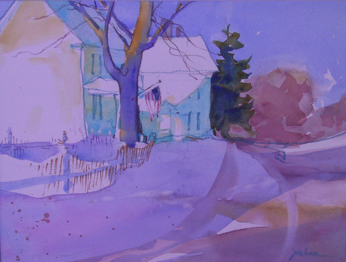 Painting-Landscape-8AM Sunday Morning