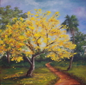 Painting--Oil-LandscapeA Walk in the Park