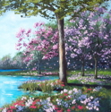 Painting--Oil-LandscapePurple Rain II