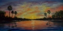 Painting--Oil-LandscapeIndian River Sunset (SOLD)