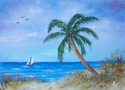 Painting--Oil-LandscapeA Day at the Beach