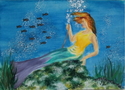 Painting--Oil-LandscapeWeeki Wachee Mermaid