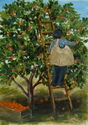 Painting--Oil-LandscapeThe Orange Picker (SOLD)