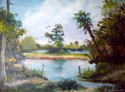 Painting--Oil-LandscapeSwampy Road