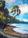 Painting--Oil-SeascapePalm Afternoon