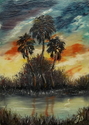 Painting--Oil-LandscapeChokoloskee Sunset (SOLD)