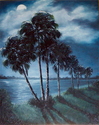 Painting--Oil-LandscapeMoon Shadows