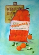 Painting--Oil-Still LifeBag of Oranges