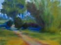 Painting--Oil-ImpressionismGarden Path at Cypress Grove Park