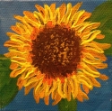 Painting--Acrylic-FloralSunflower
