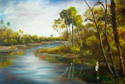 Painting--Oil-LandscapeStillness on the Tomoka