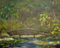 Painting--Oil-LandscapeFootbridge at Gemini