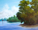 Painting--Oil-LandscapeChannel Markers (SOLD)