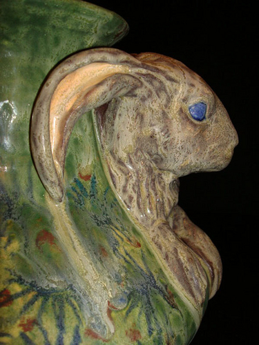 Sculpture-Environmental-Rabbit detail