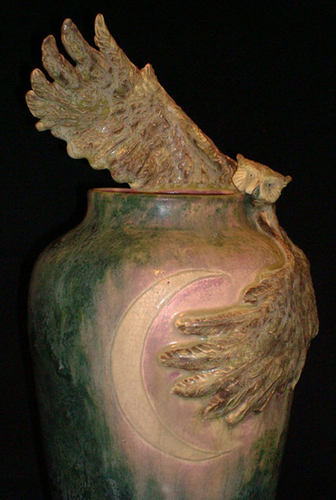 Sculpture-Owl detail