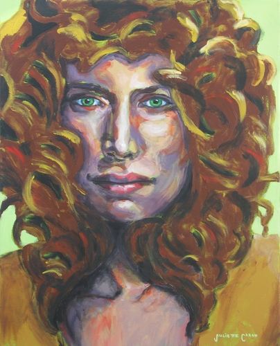 Painting-Figurative-Wind In My Hair