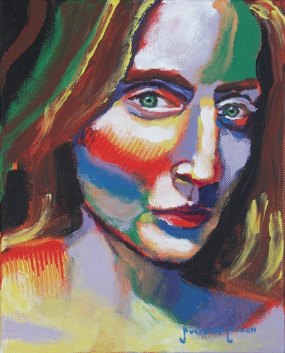Painting-Portrait-Green Eyes