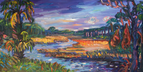 Painting-Landscape-St. Marks Snake River