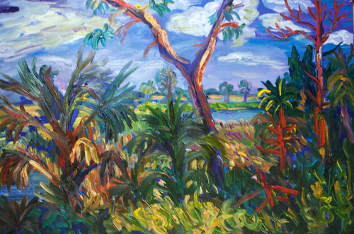 Painting-Landscape-St. Marks Y Tree