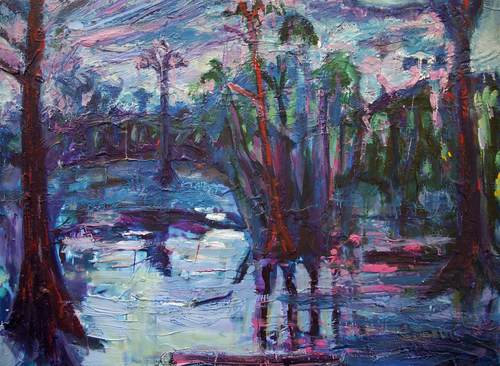 Painting-Landscape-Swamp en Repose