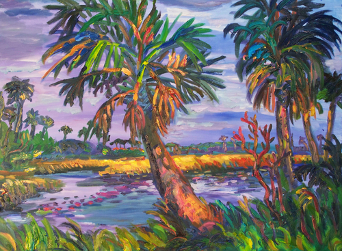 Painting-St. Marks Winter Palm