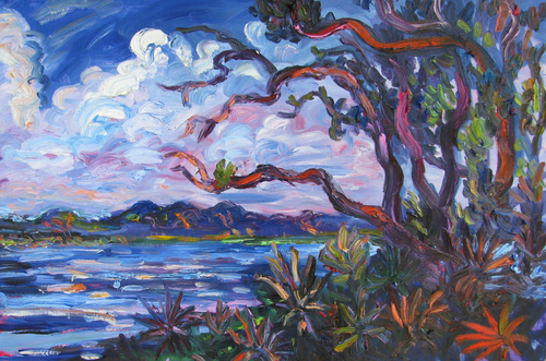 Painting-Guana River Live Oak Tree