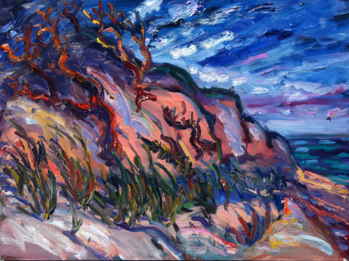 Painting-Landscape-Seaside Monster Bluffs