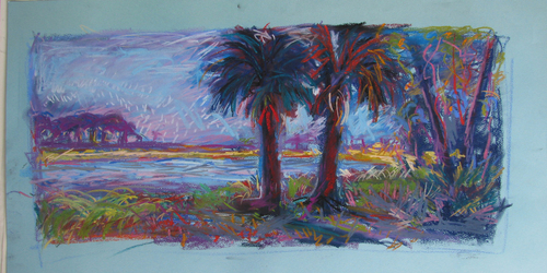 Drawing-St. Marks Palms