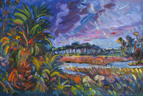 Painting-St. Marks Windy Day