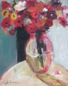 julie breaux - Floral Painting julie breaux, canvas, floral, - Floral Painting