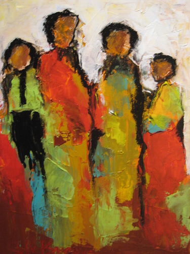 Painting-Abstract-Abstract Figures