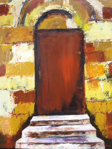 Painting-Still Life-Italian Door