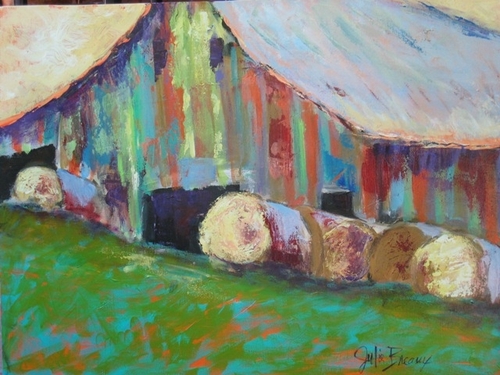 Painting-Still Life-Rustic Barn