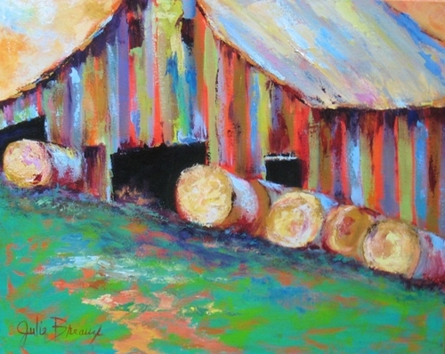 Painting-Still Life-Weathered Barn